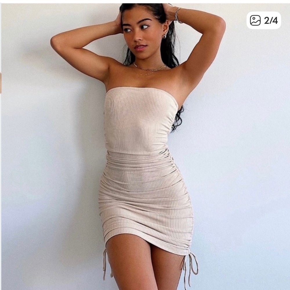 Princess Polly strapless ruched dress